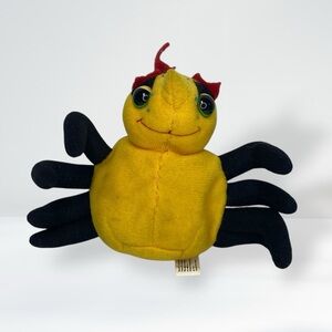 Callaway & Kirk Miss Spider Sunny Patch 4.5” Plush Keychain Yellow